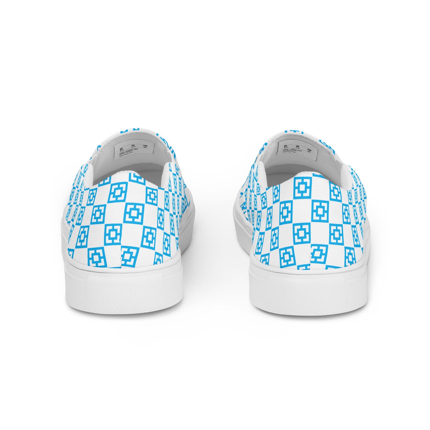 Men's Mid Mod Checkerboard slip-on canvas shoes