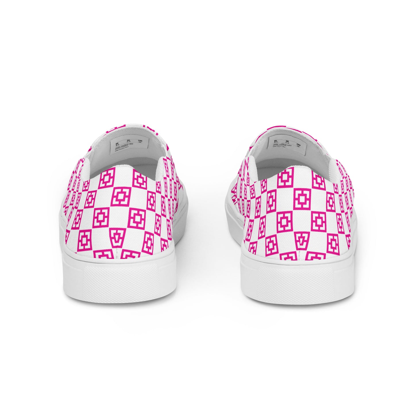 Men's Mid Mod Checkerboard slip-on canvas shoes