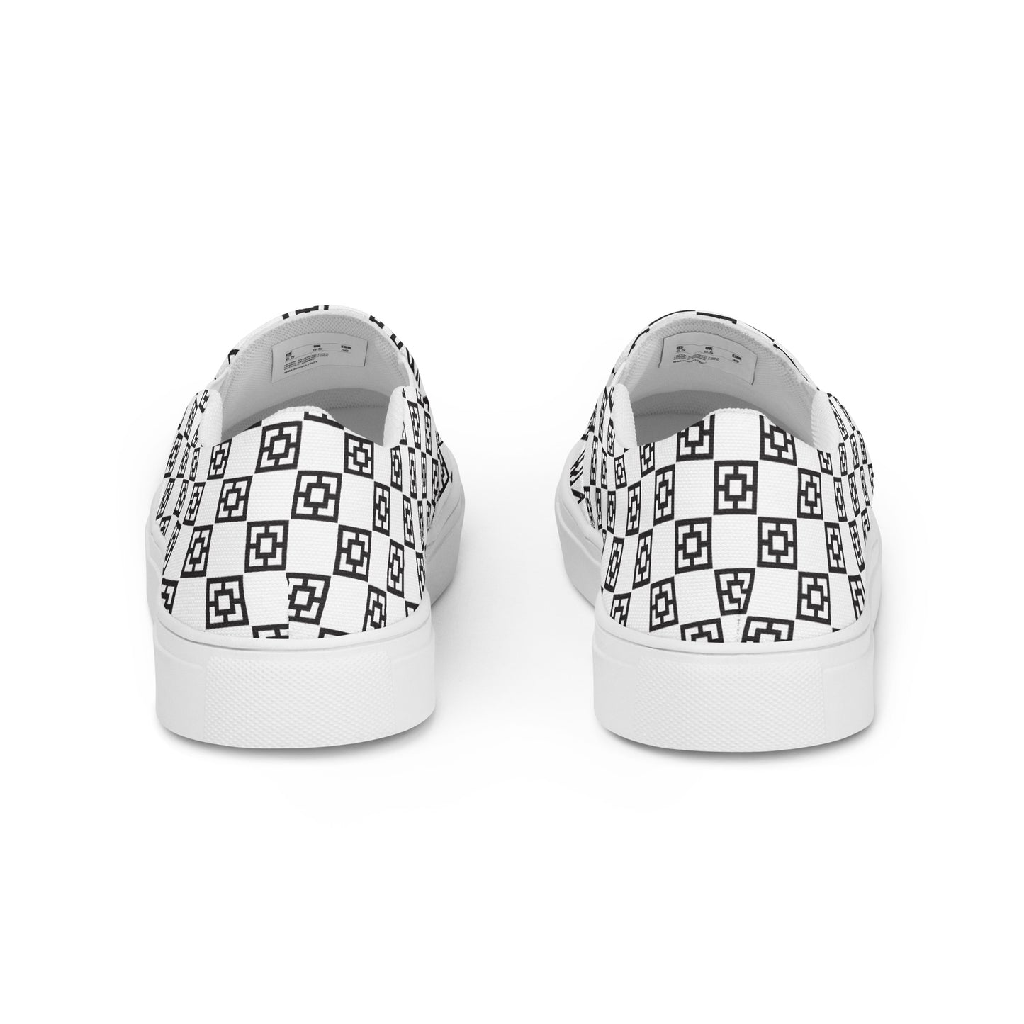 Men's Mid Mod Checkerboard slip-on canvas shoes
