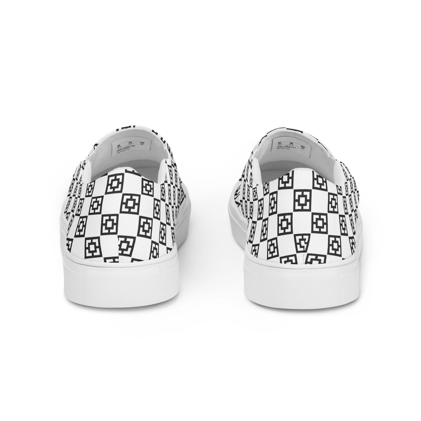 Men's Mid Mod Checkerboard slip-on canvas shoes