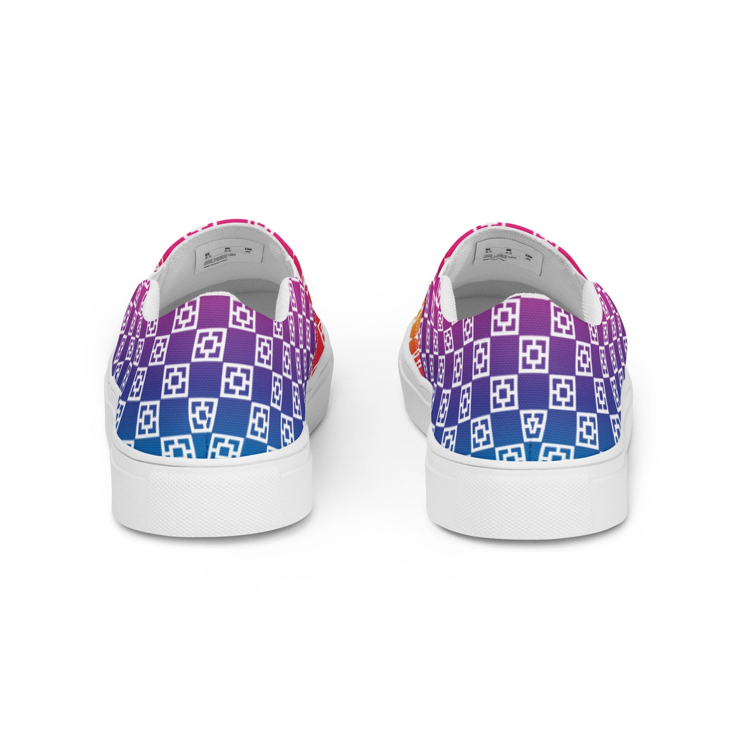 Men’s "Rainbow Street" slip-on canvas shoes