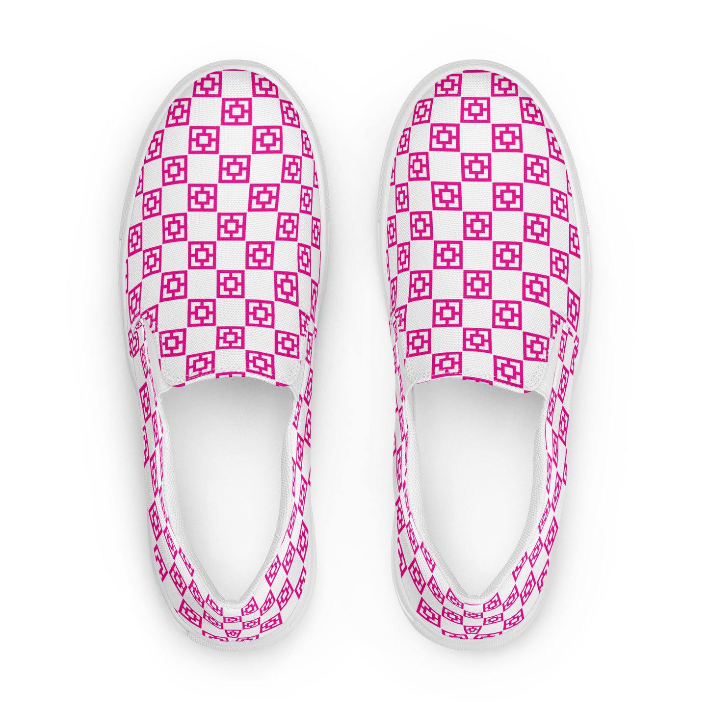 Men's Mid Mod Checkerboard slip-on canvas shoes
