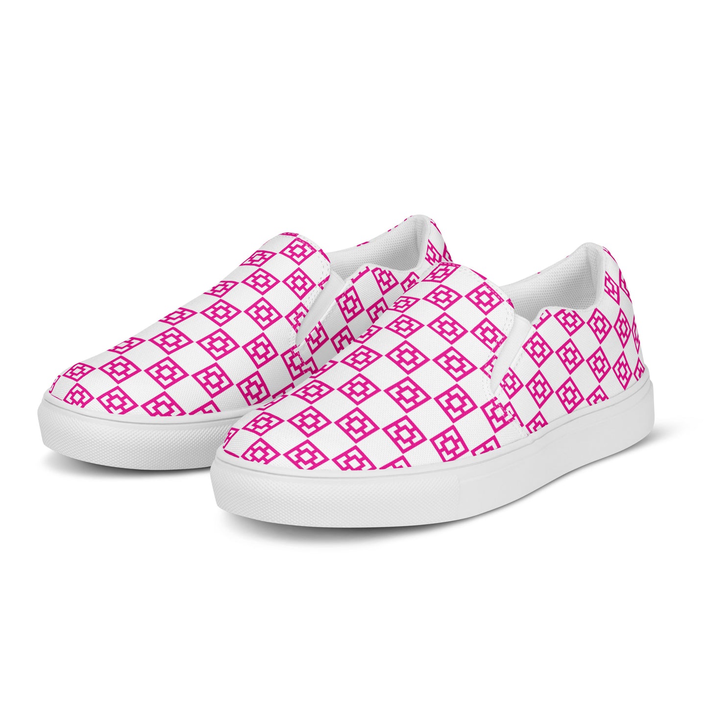 Men's Mid Mod Checkerboard slip-on canvas shoes