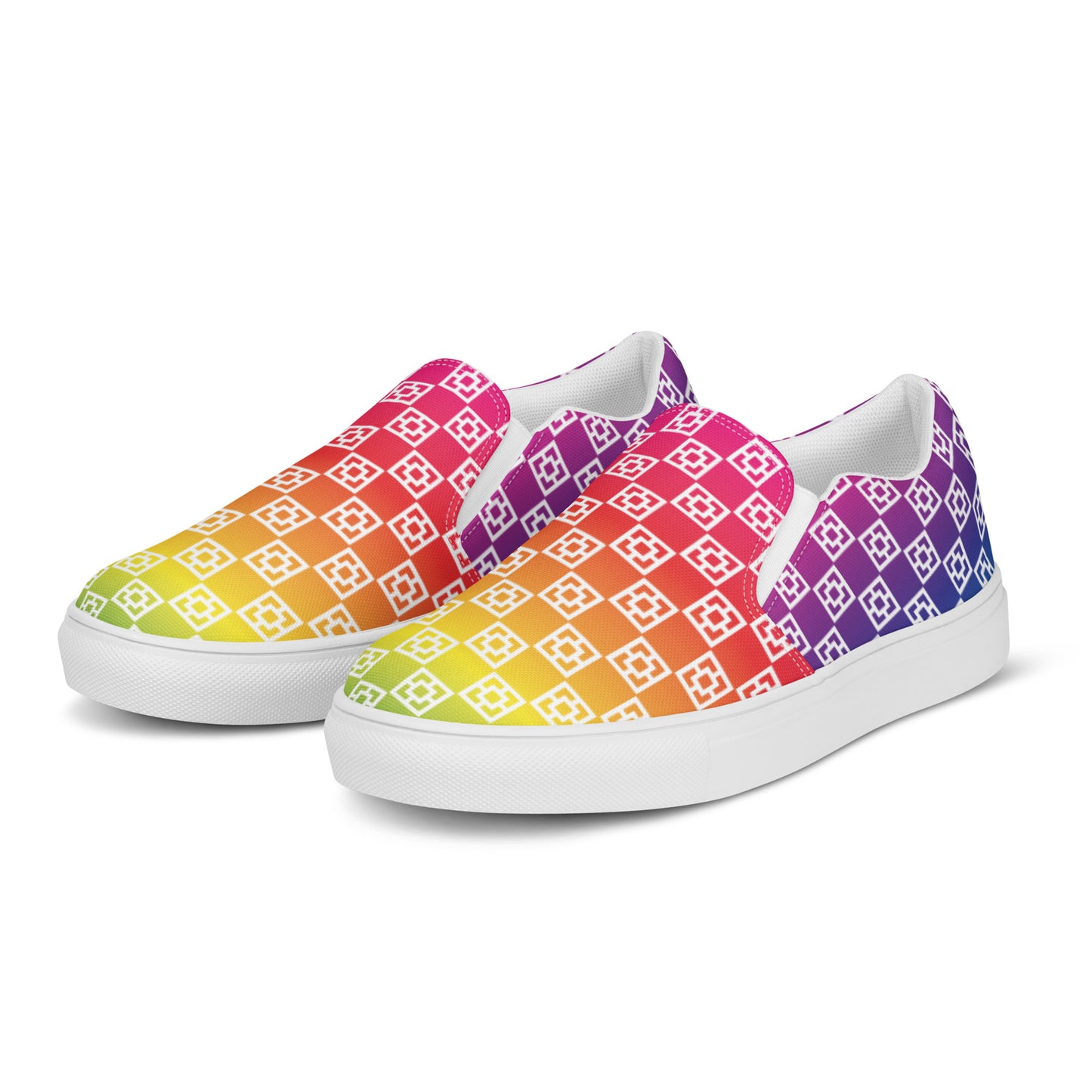 Men’s "Rainbow Street" slip-on canvas shoes
