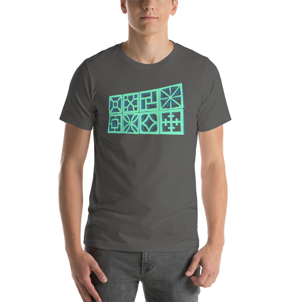 Breeze-Block "3D" Tee Shirt - Minty's Design