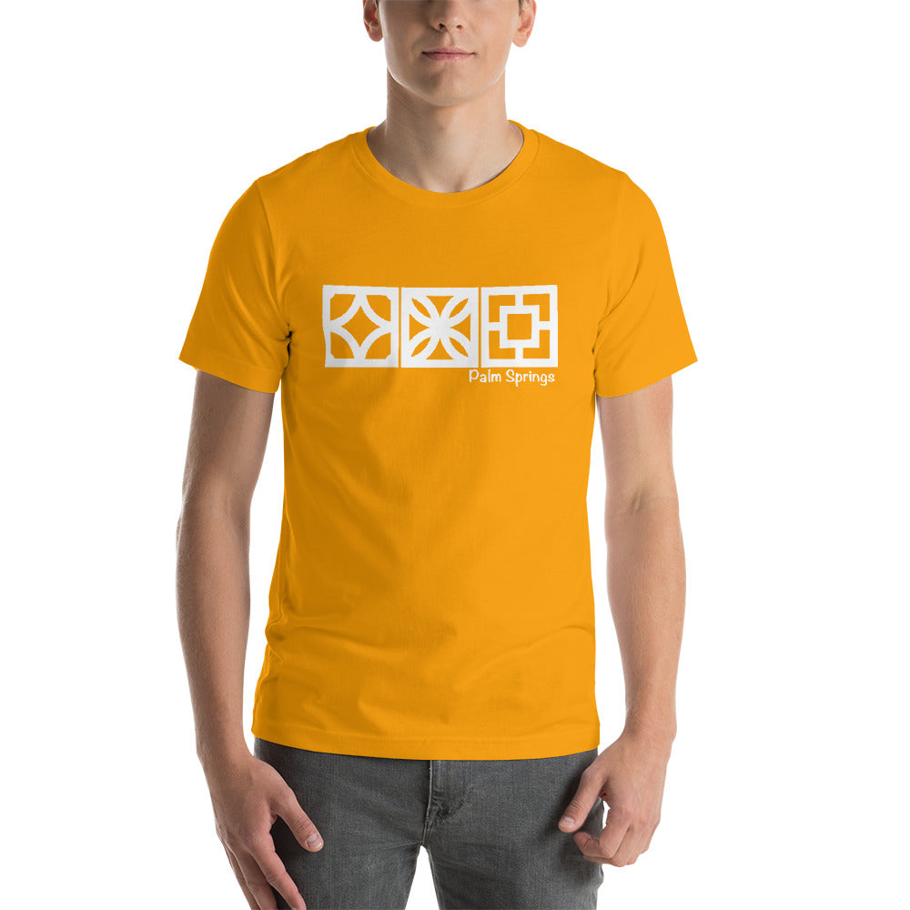 Palm Springs "Triple Play" Breeze-Block T-Shirt - Minty's Design