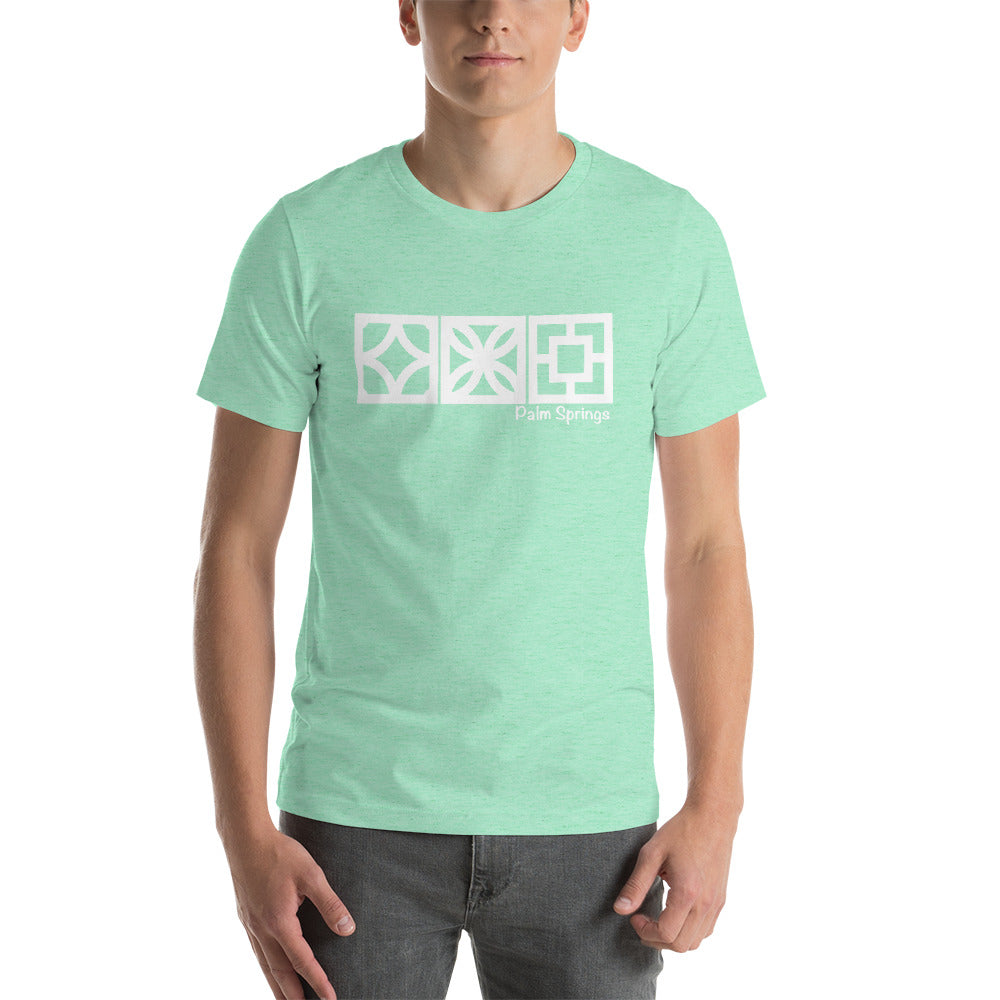 Palm Springs "Triple Play" Breeze-Block T-Shirt - Minty's Design