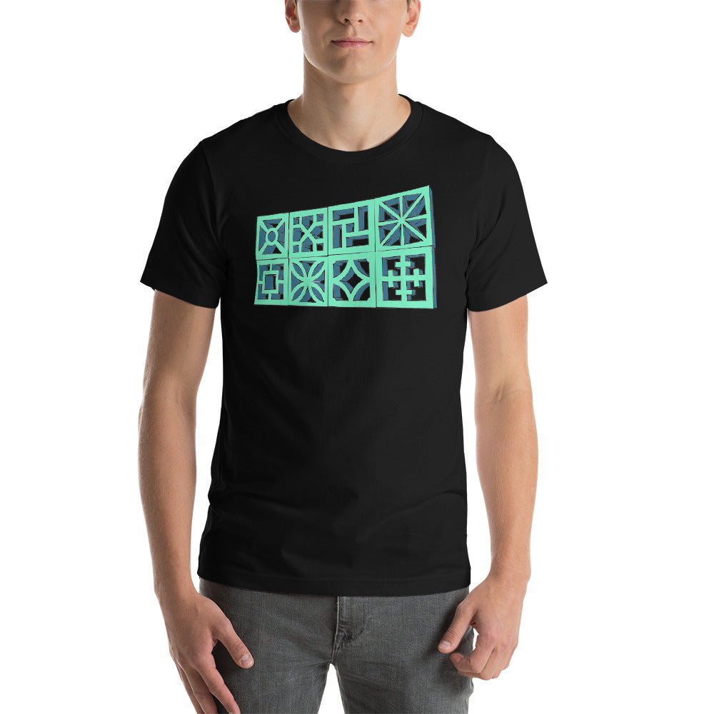 Breeze-Block "3D" Tee Shirt - Minty's Design