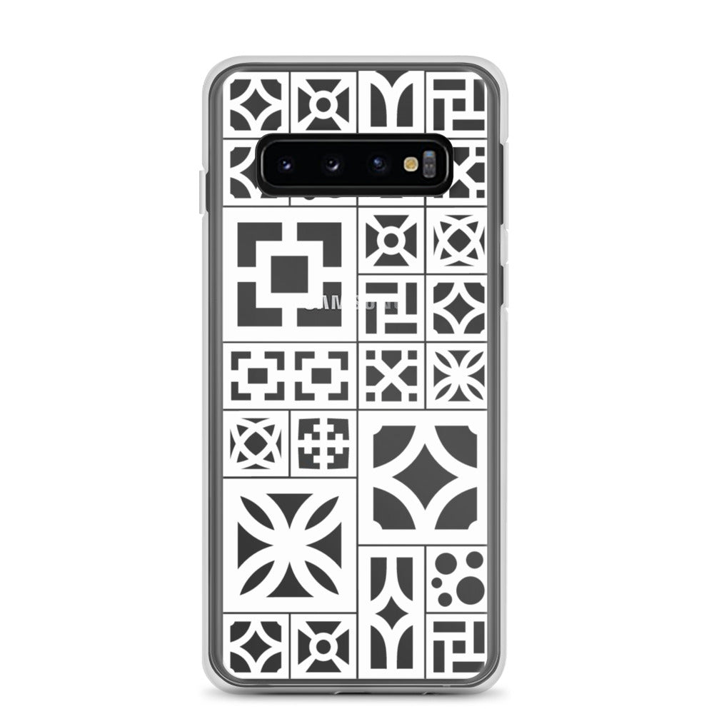Samsung White Breeze Block "Motif" Phone Case