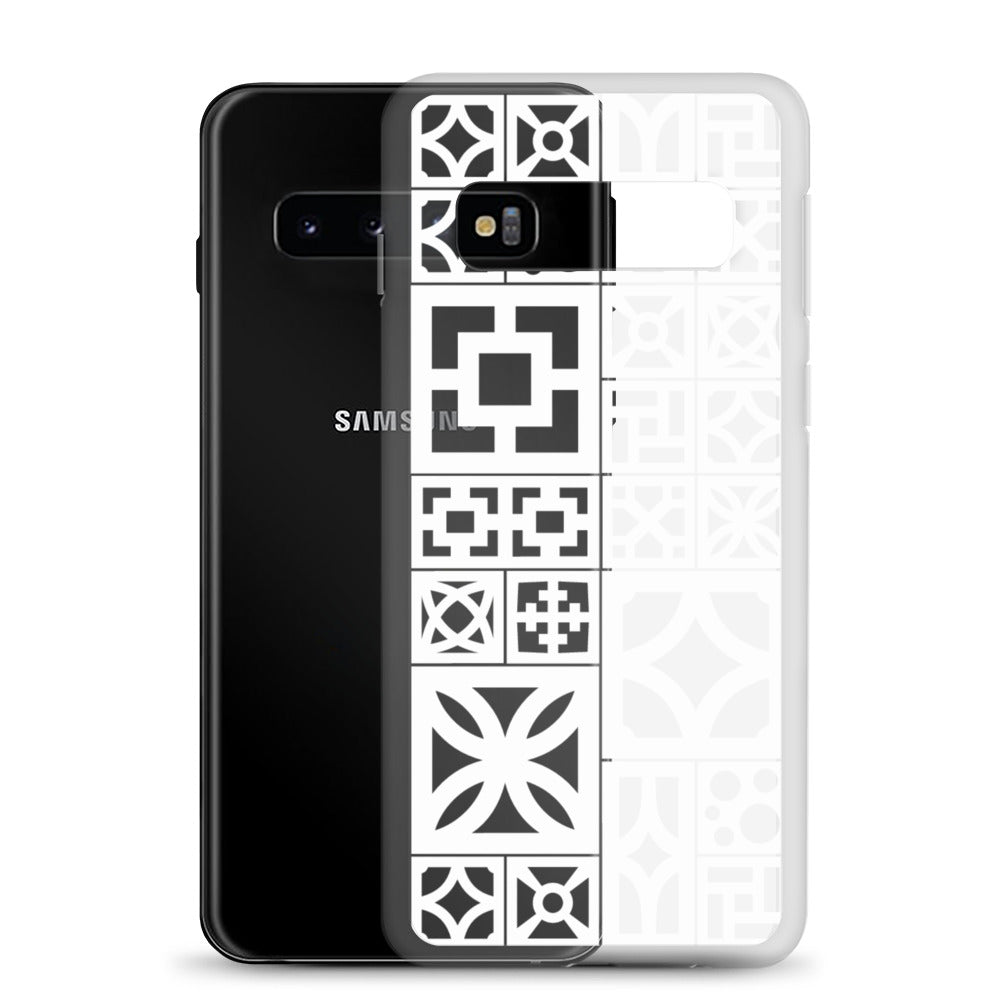Samsung White Breeze Block "Motif" Phone Case