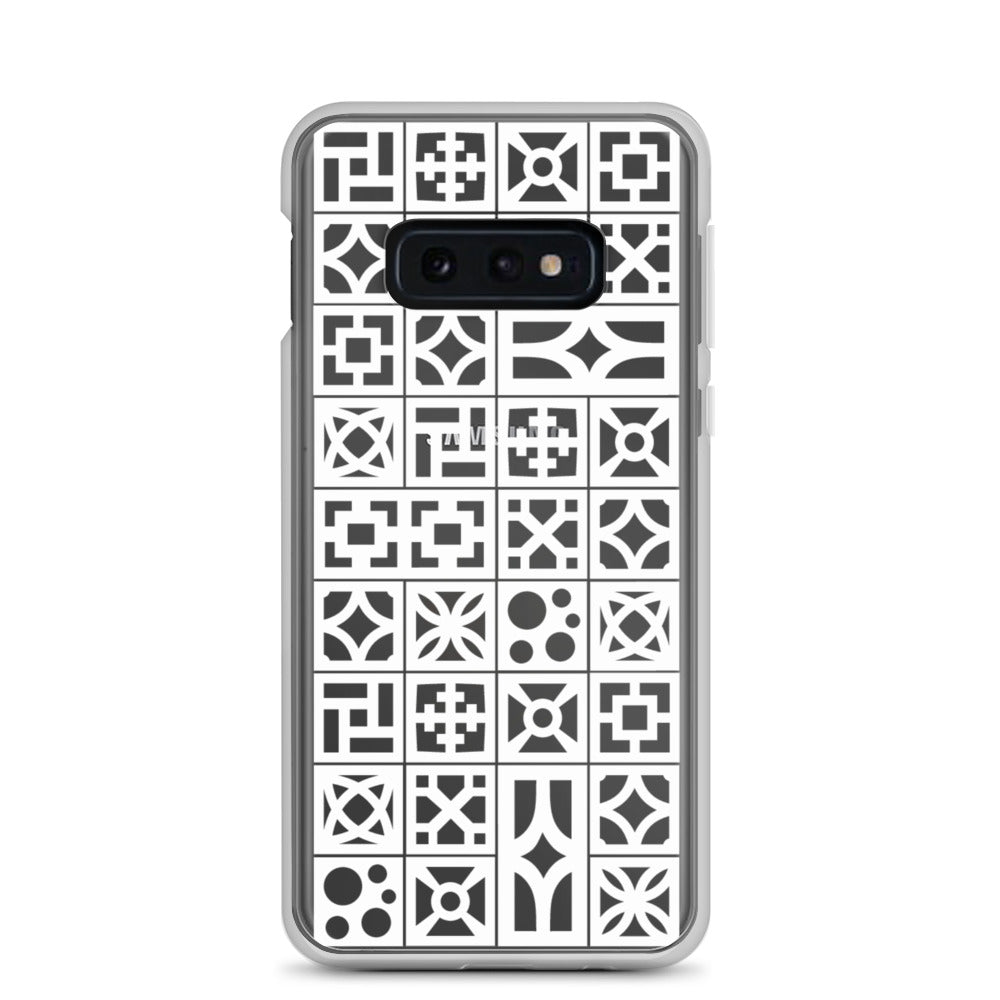 Samsung White Breeze Block "Pattern" Phone Case