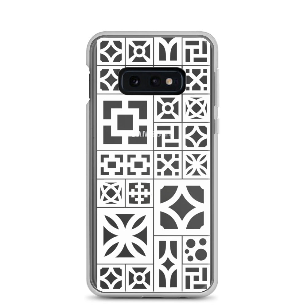 Samsung White Breeze Block "Motif" Phone Case