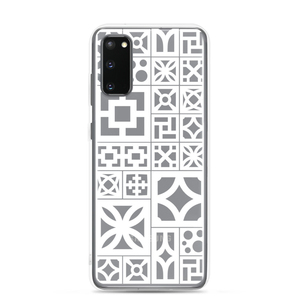 Samsung White Breeze Block "Motif" Phone Case