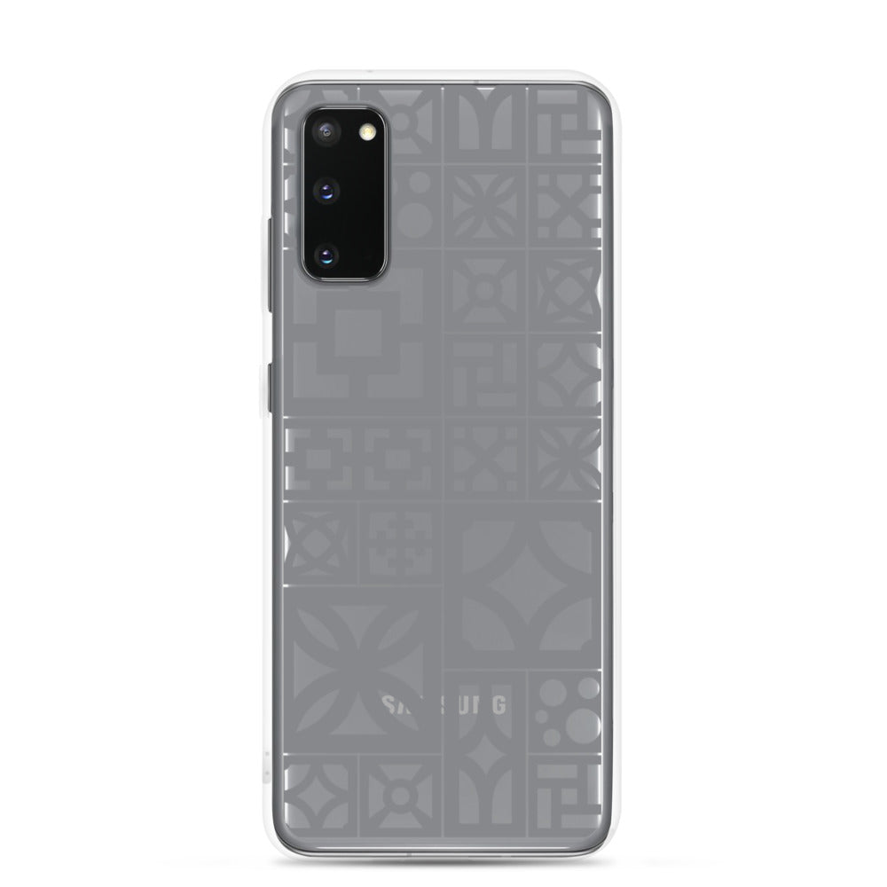 Samsung Grey Breeze Block "Motif" Phone Case