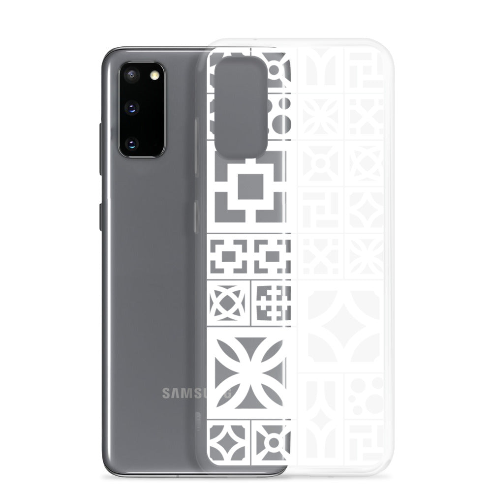 Samsung White Breeze Block "Motif" Phone Case