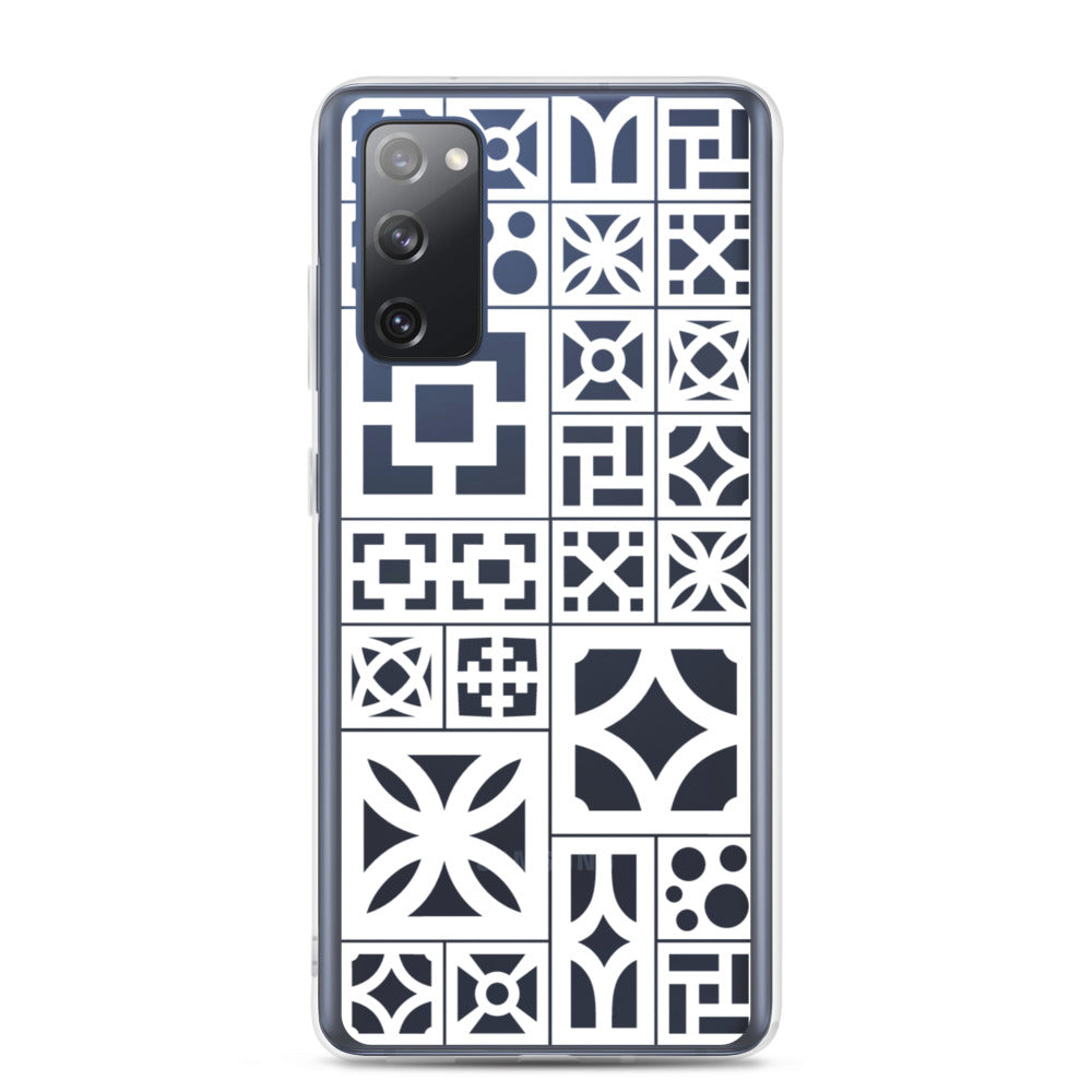 Samsung White Breeze Block "Motif" Phone Case