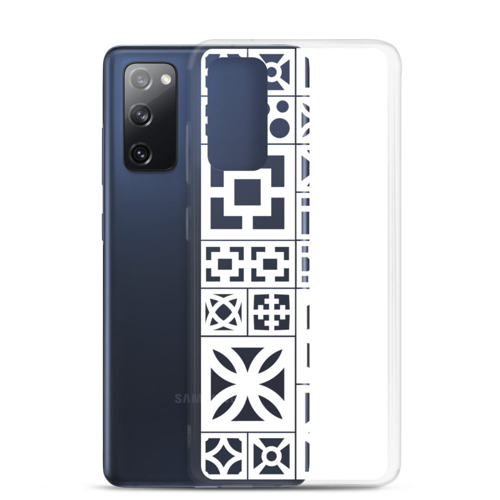 Samsung White Breeze Block "Motif" Phone Case