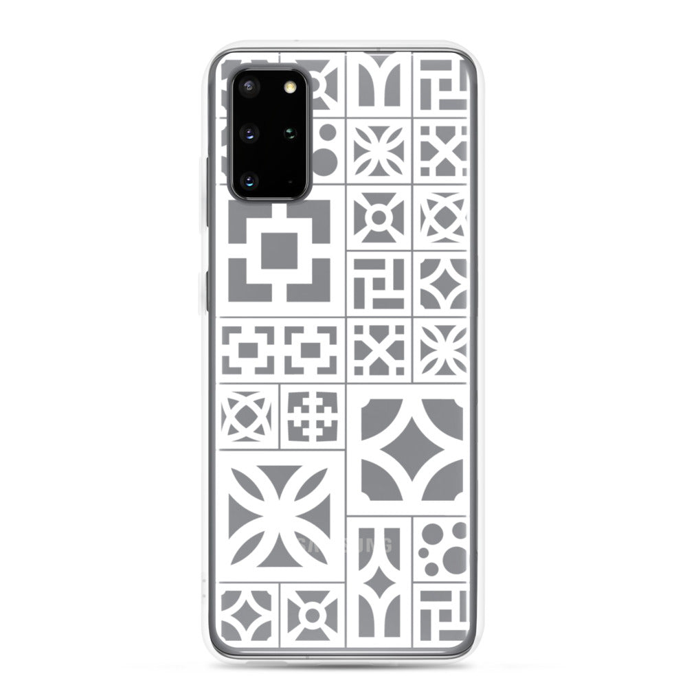 Samsung White Breeze Block "Motif" Phone Case