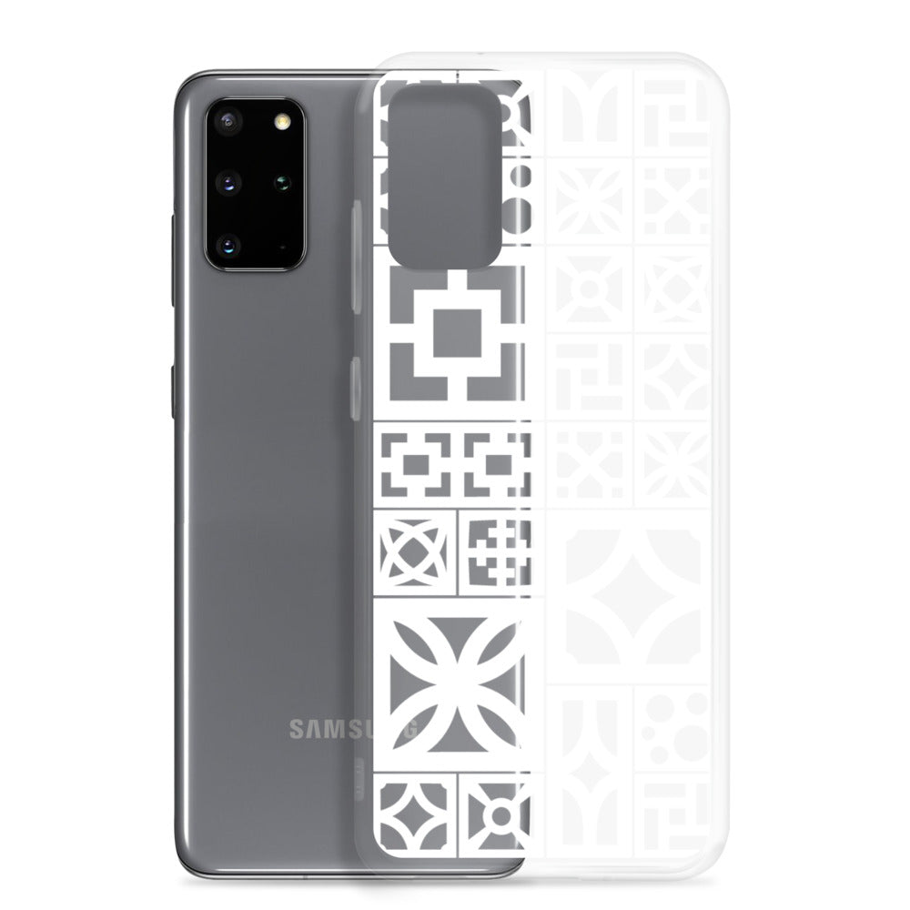 Samsung White Breeze Block "Motif" Phone Case