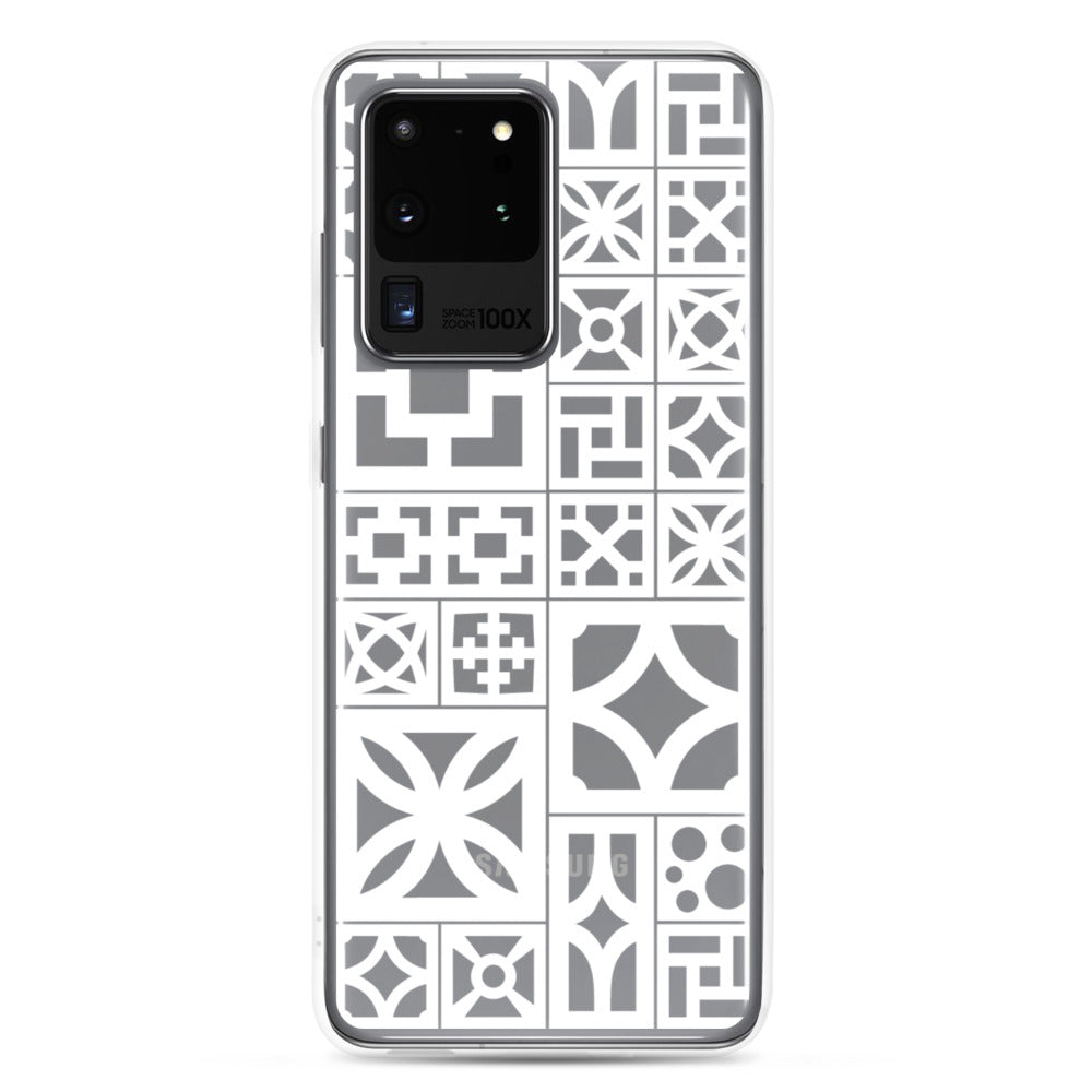 Samsung White Breeze Block "Motif" Phone Case