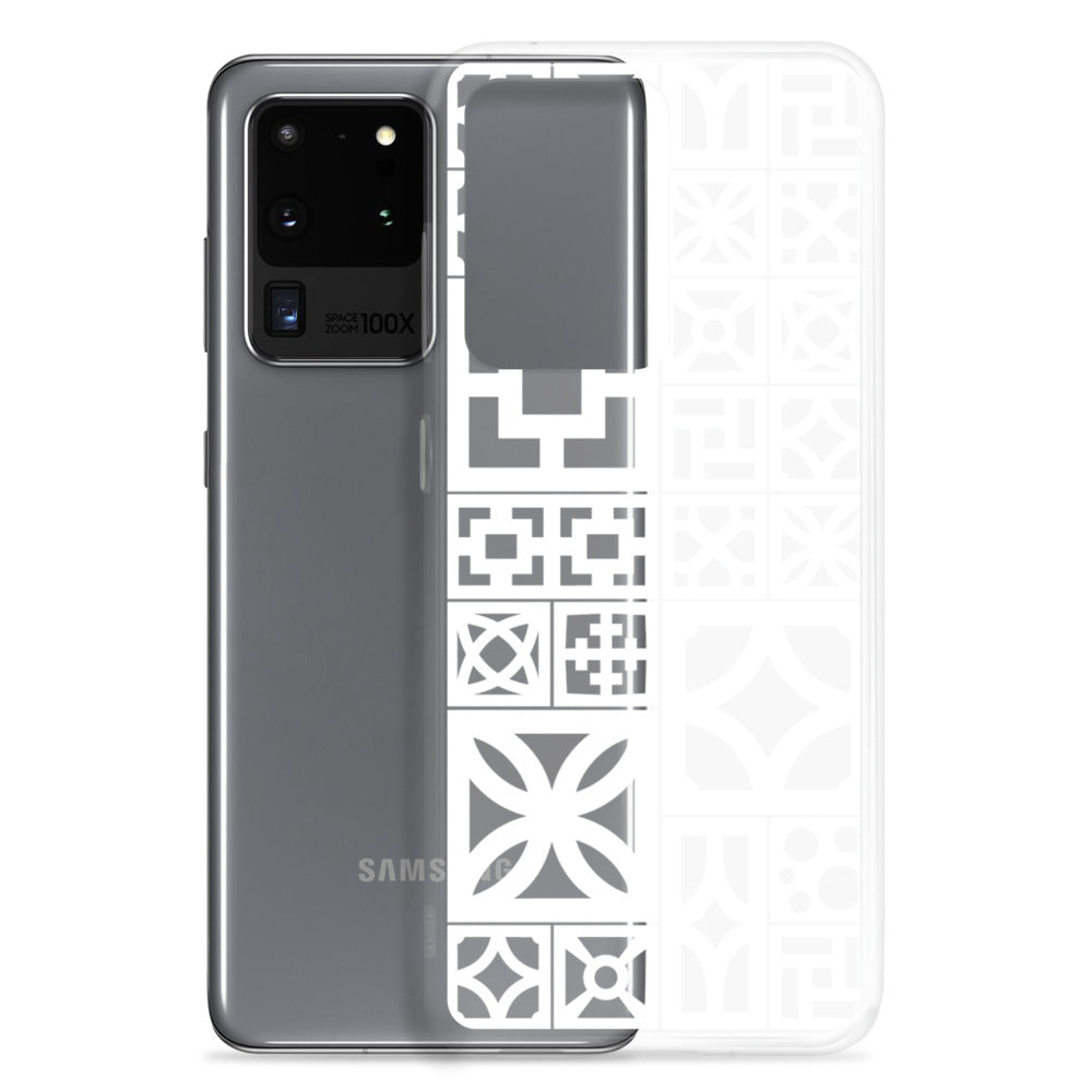 Samsung White Breeze Block "Motif" Phone Case