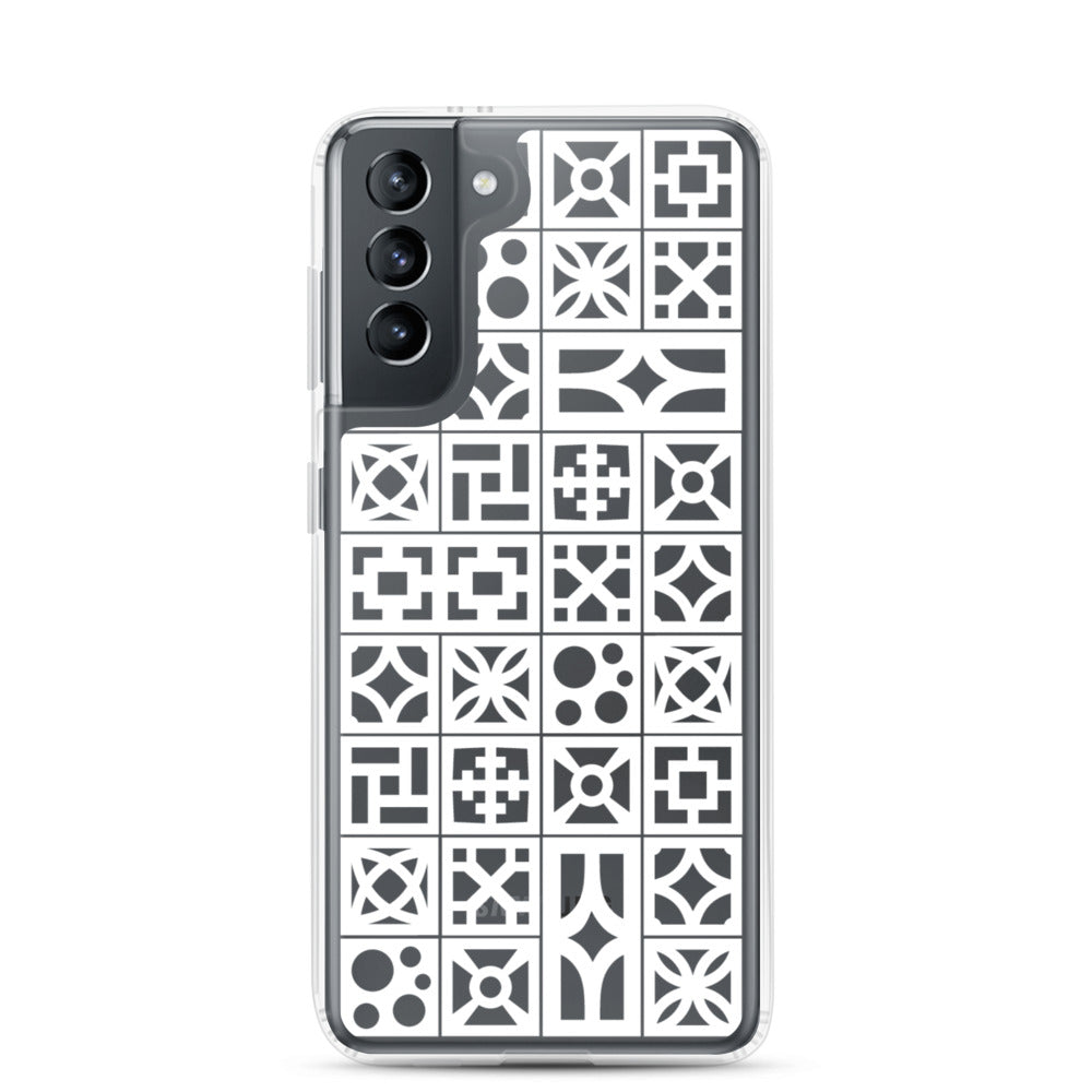 Samsung White Breeze Block "Pattern" Phone Case
