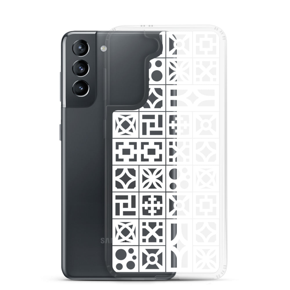 Samsung White Breeze Block "Pattern" Phone Case