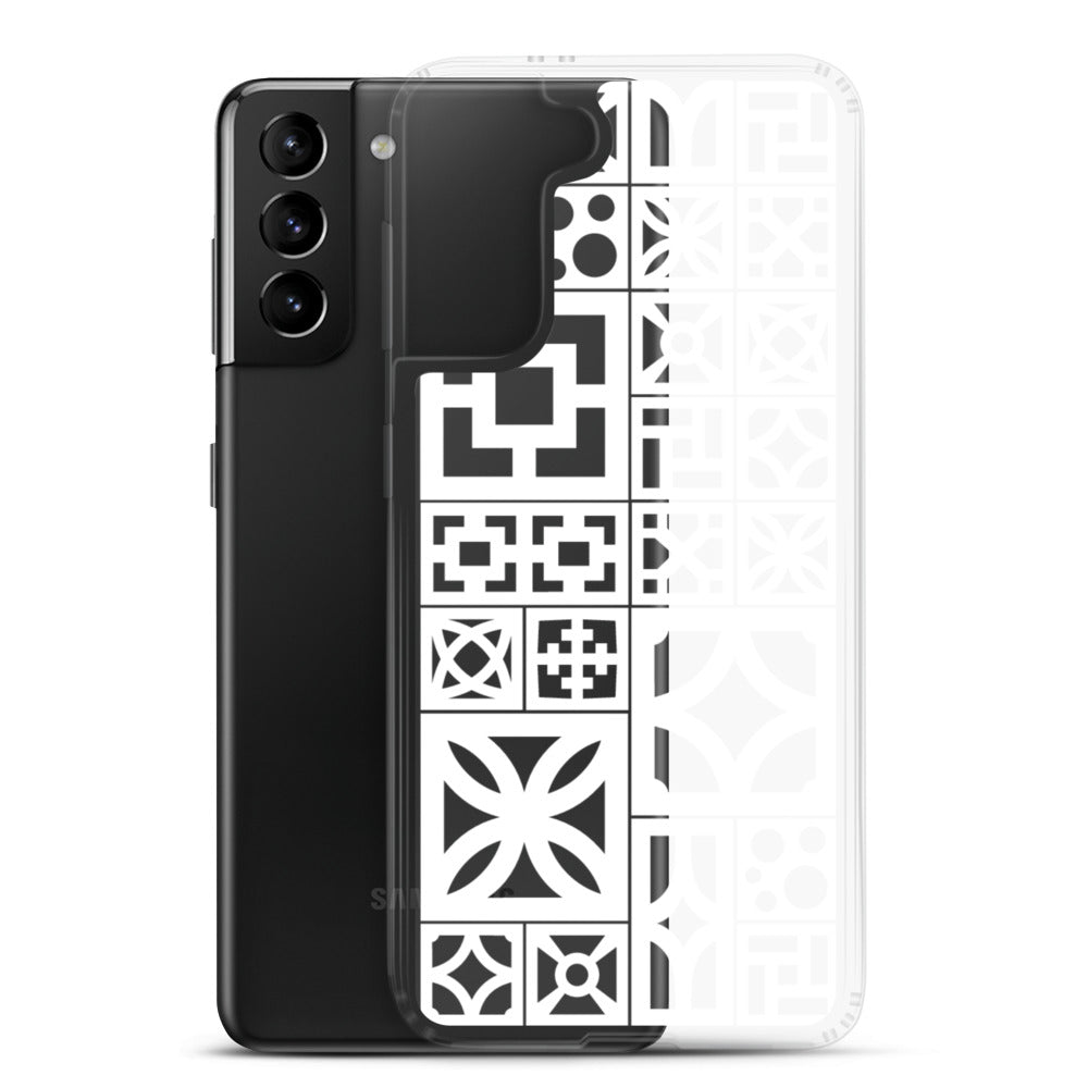 Samsung White Breeze Block "Motif" Phone Case