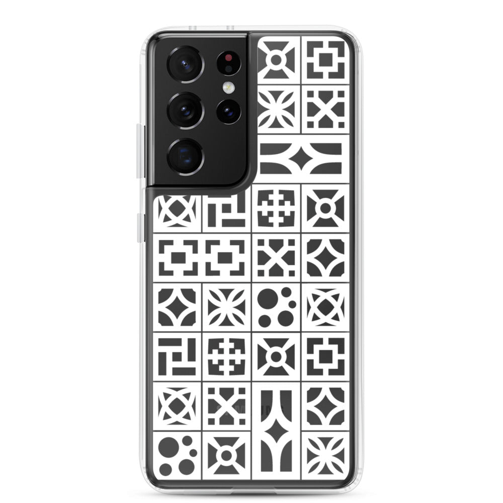 Samsung White Breeze Block "Pattern" Phone Case