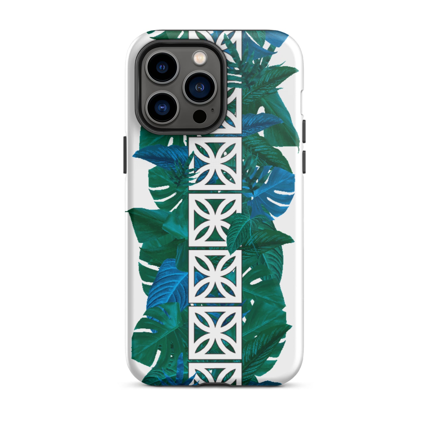 Rugged Aloha Vista Vue Breeze Block IPhone Case - Minty's Design