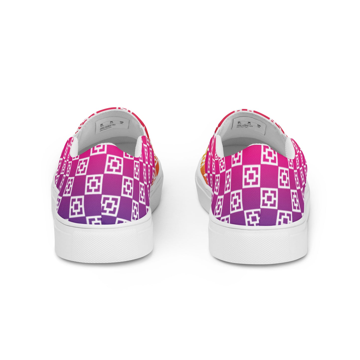 Women’s "Rainbow Street" slip-on canvas shoes