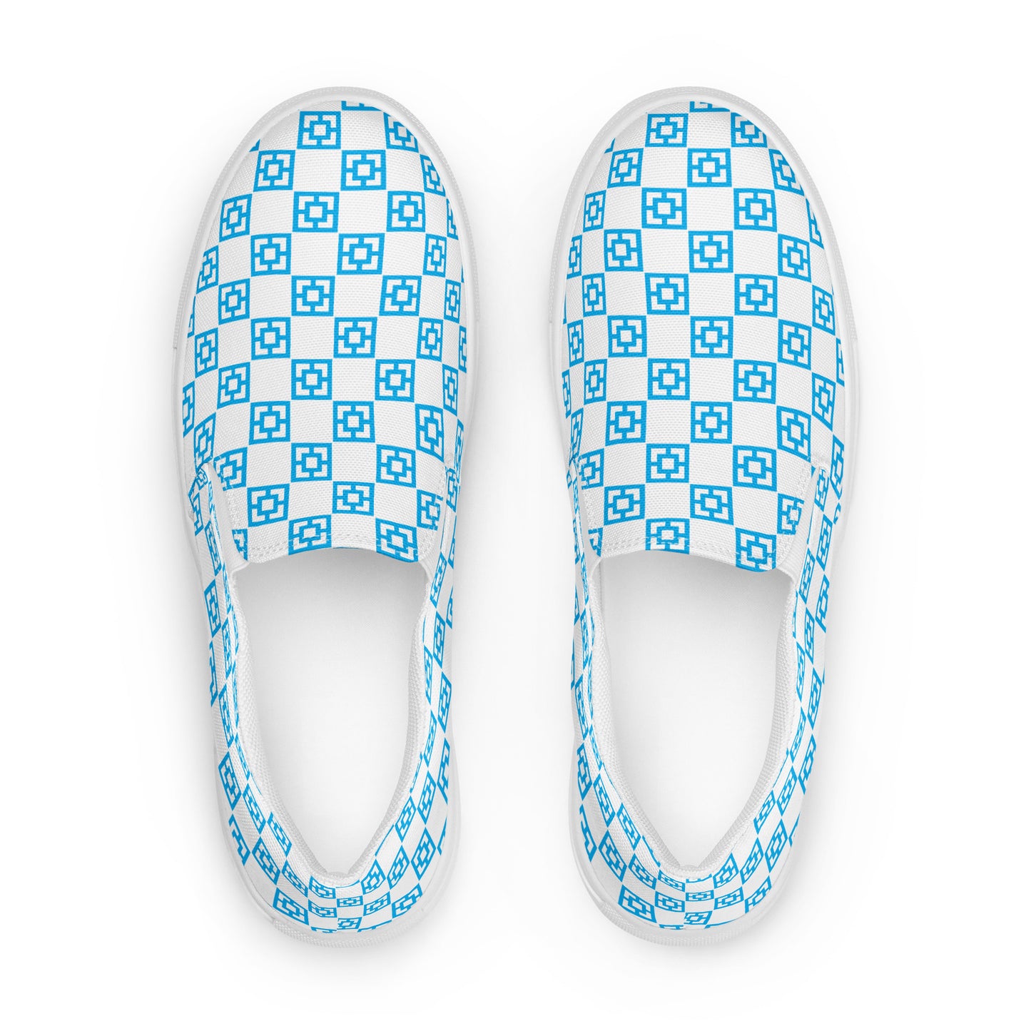 Women’s Mid Mod Checkerboard slip-on canvas shoes