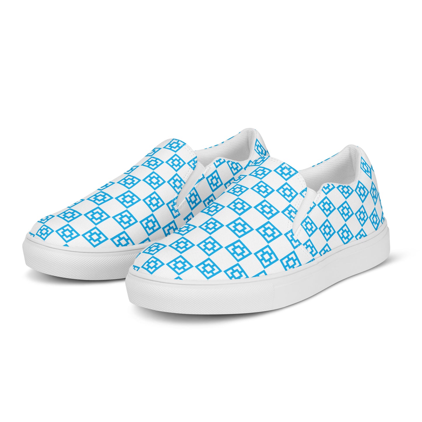 Women’s Mid Mod Checkerboard slip-on canvas shoes