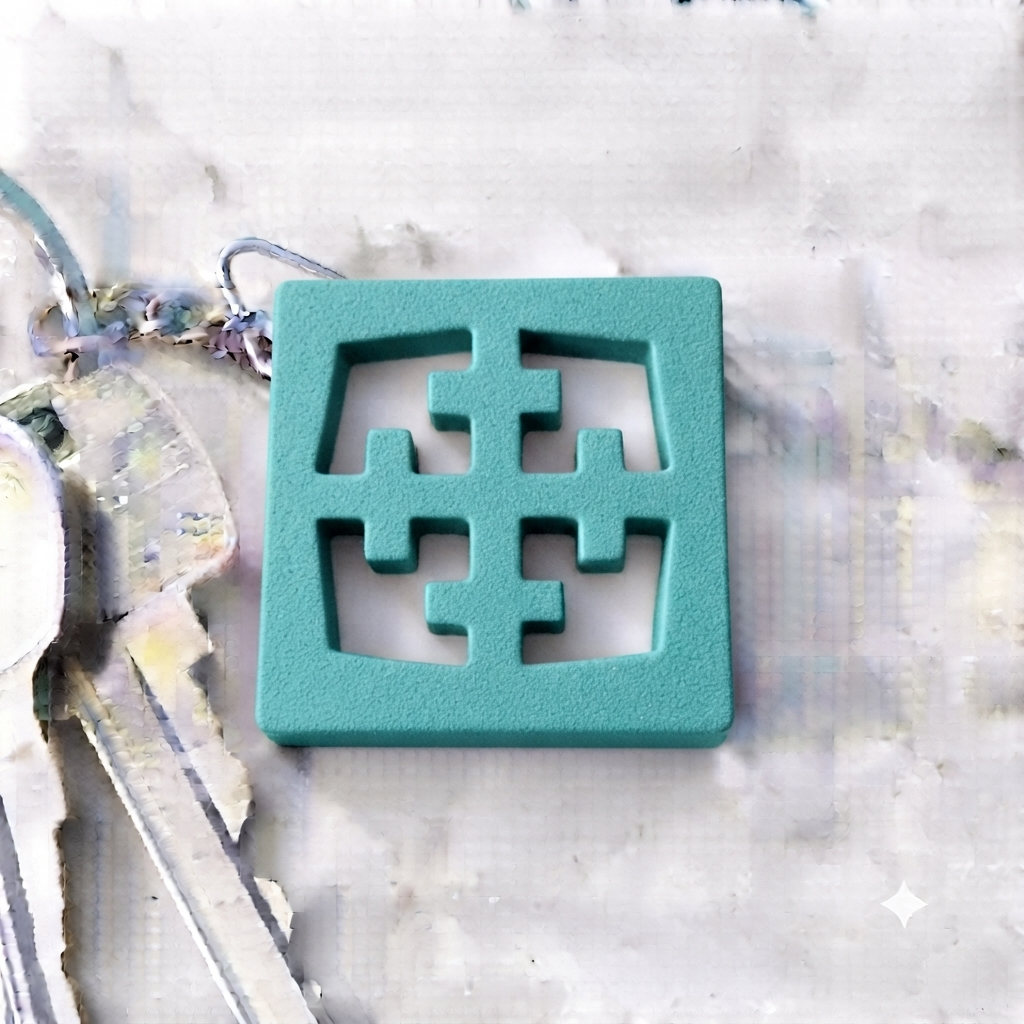 Breeze-Block Keychain - "Maltese” (WS)