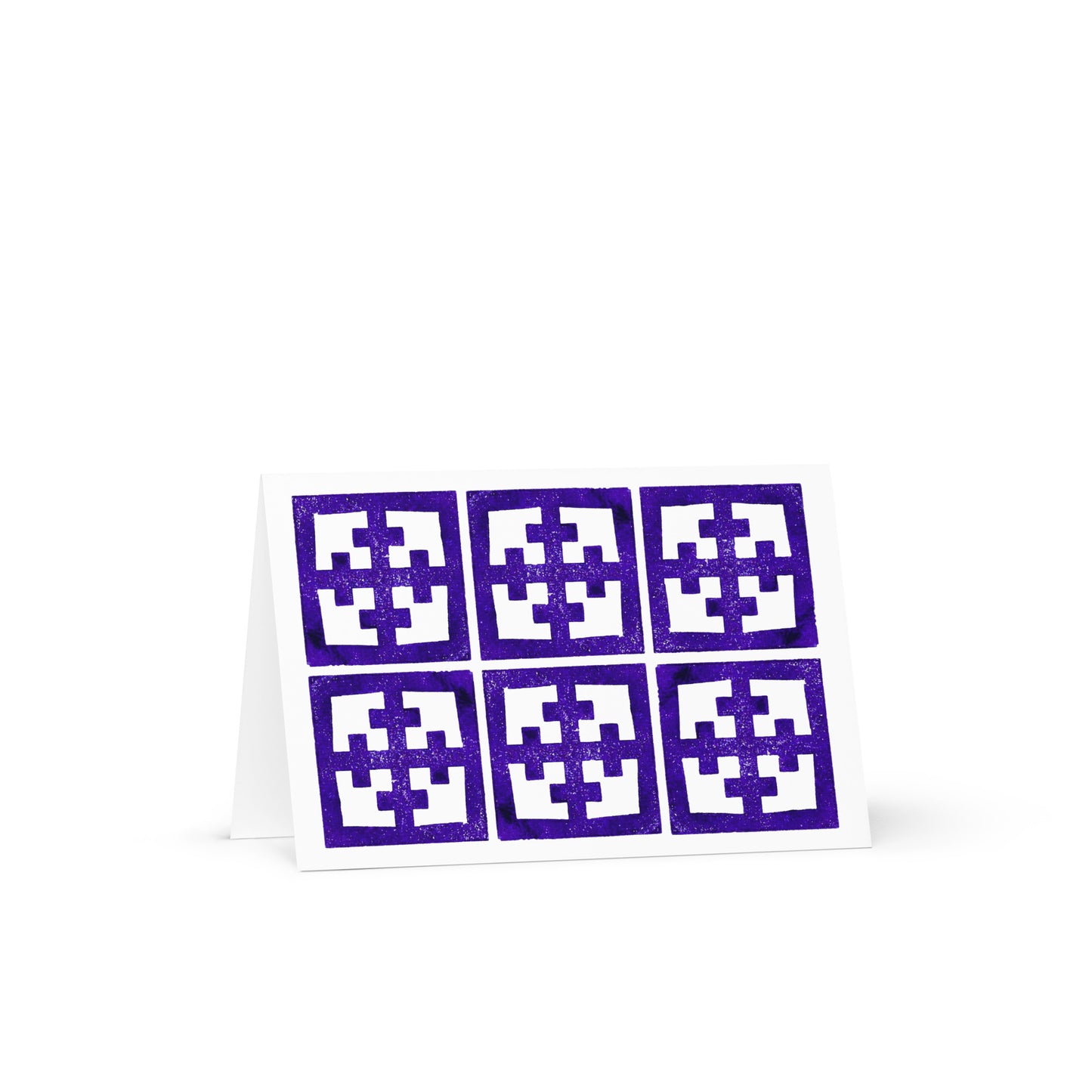 Maltese breeze block greeting card