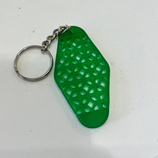 Motel Breeze Block Keychain - Minty's Design