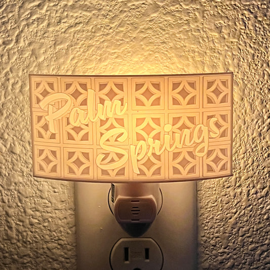 Palm Springs Lithophane Night Light