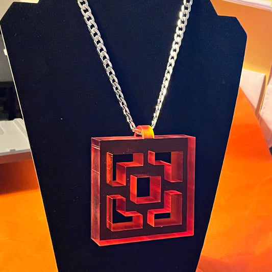 Breeze Block Pendants - Transparent - Minty's Design