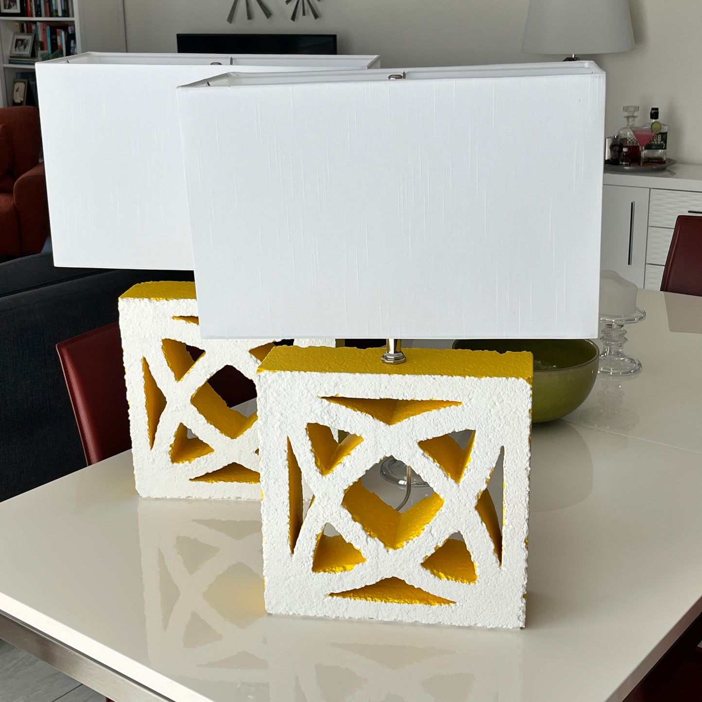 Breeze Block Table Lamp