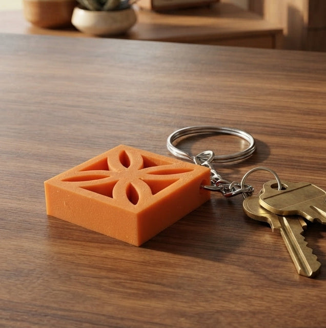 Breeze-Block Keychain - “Sunflower” (WS)