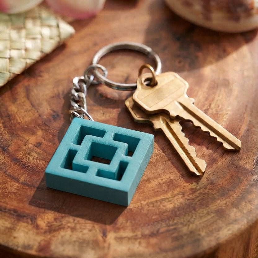 Breeze-Block Keychain - "Vista Vue" (WS)