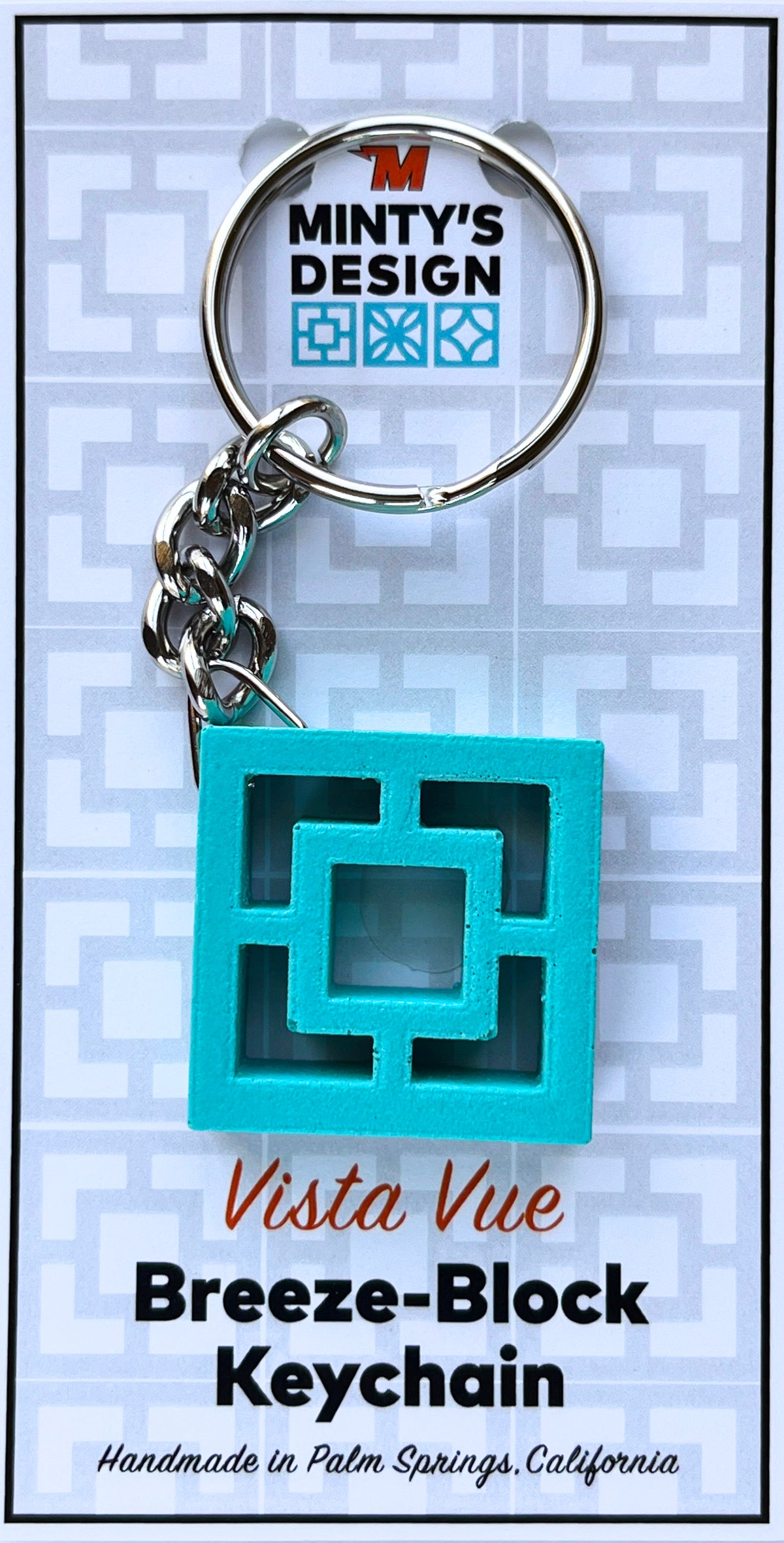 Breeze-Block Keychain - "Vista Vue" (WS)