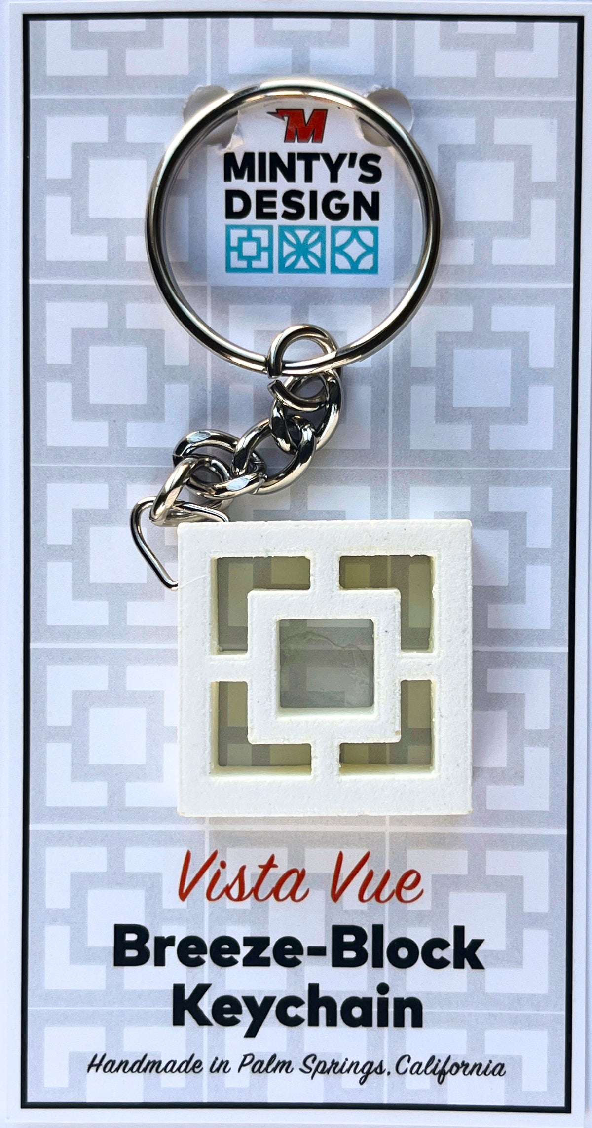 Breeze-Block Keychain - "Vista Vue" (WS)