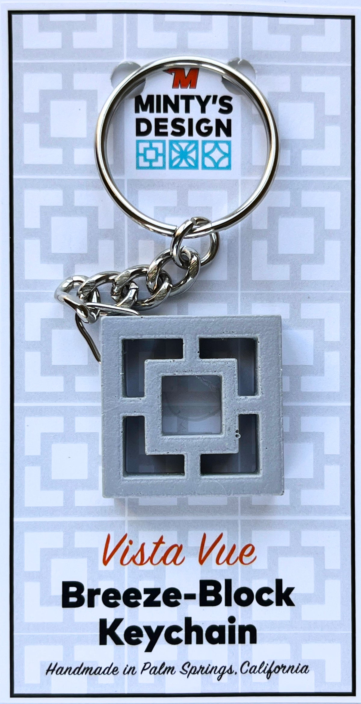 Breeze-Block Keychain - "Vista Vue" (WS)