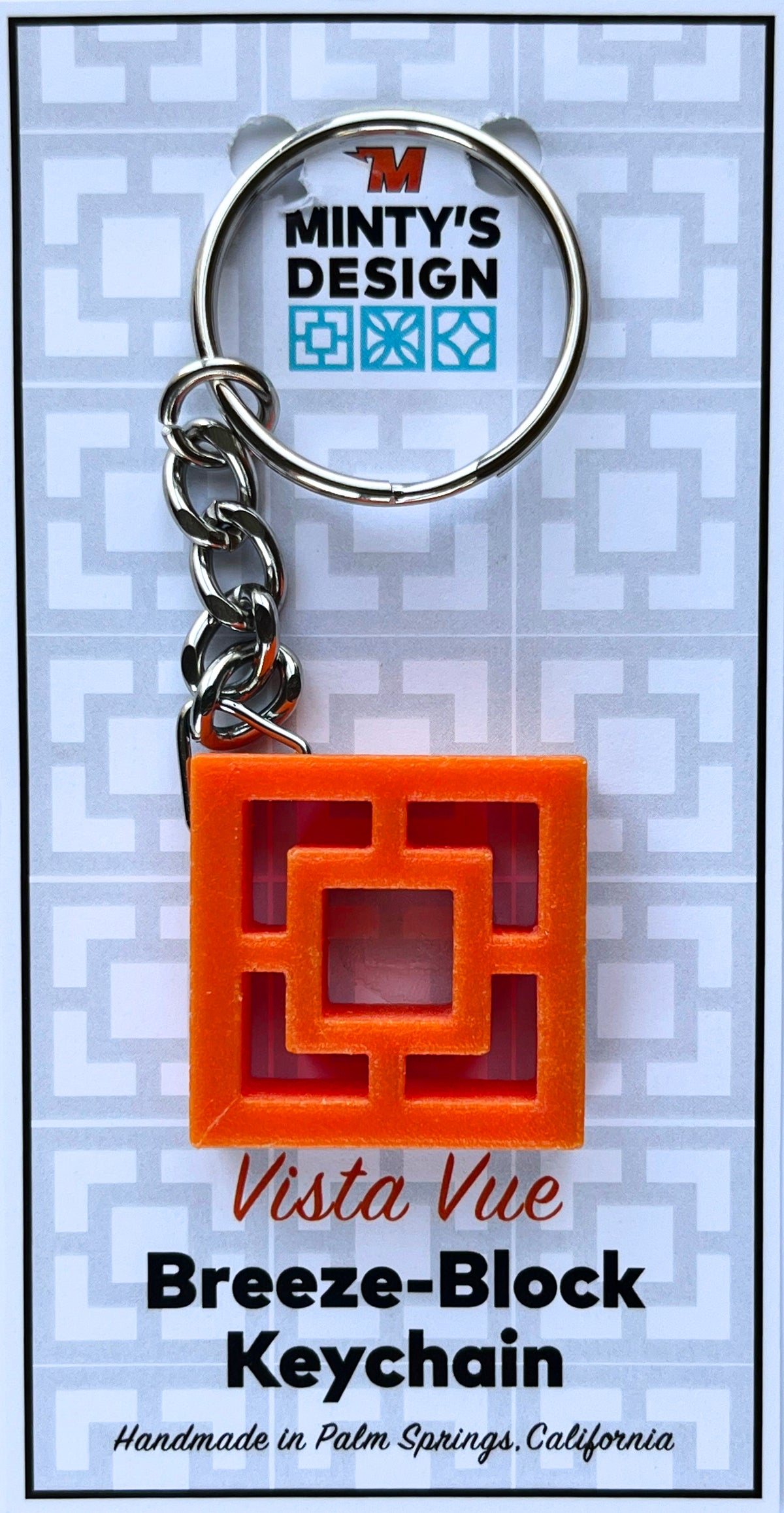 Breeze-Block Keychain - "Vista Vue" (WS)