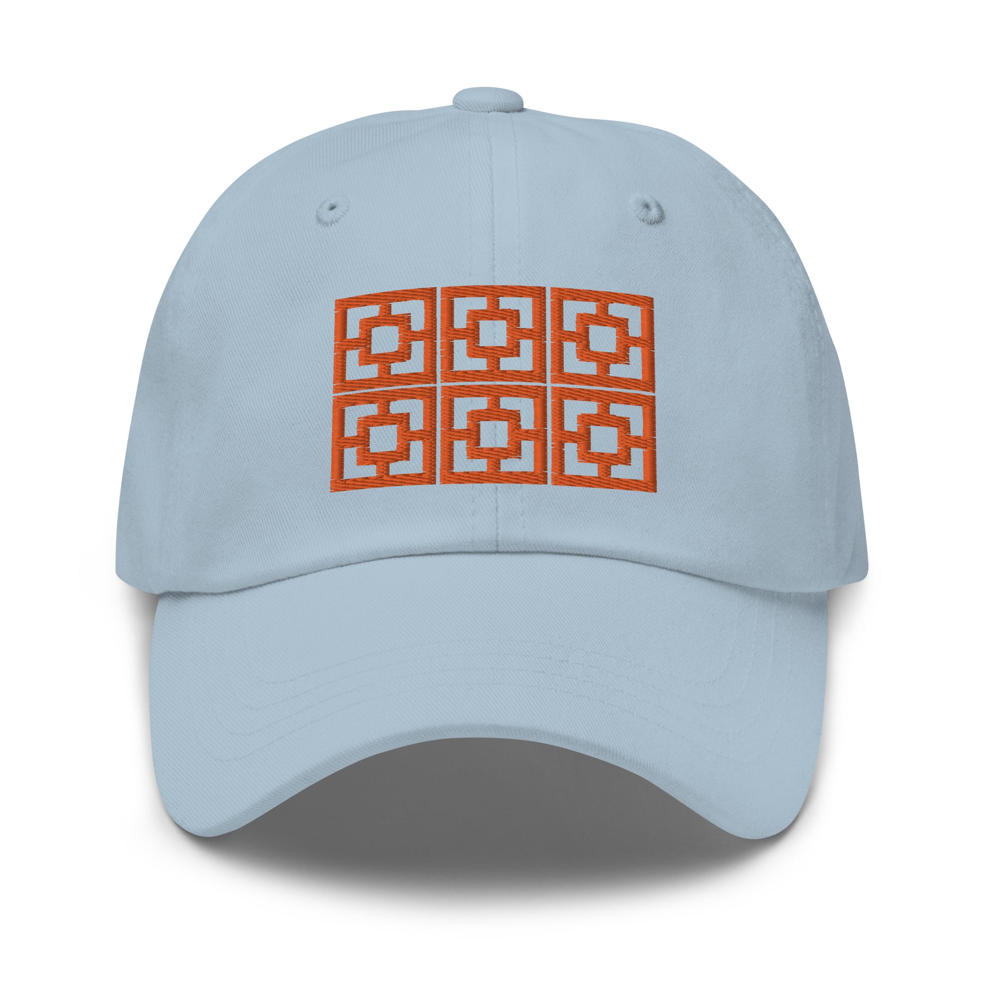 Six Blocks Cap - Visa Vue Orange Minty's Design Six Blocks Cap - Visa Vue Orange Minty's Design