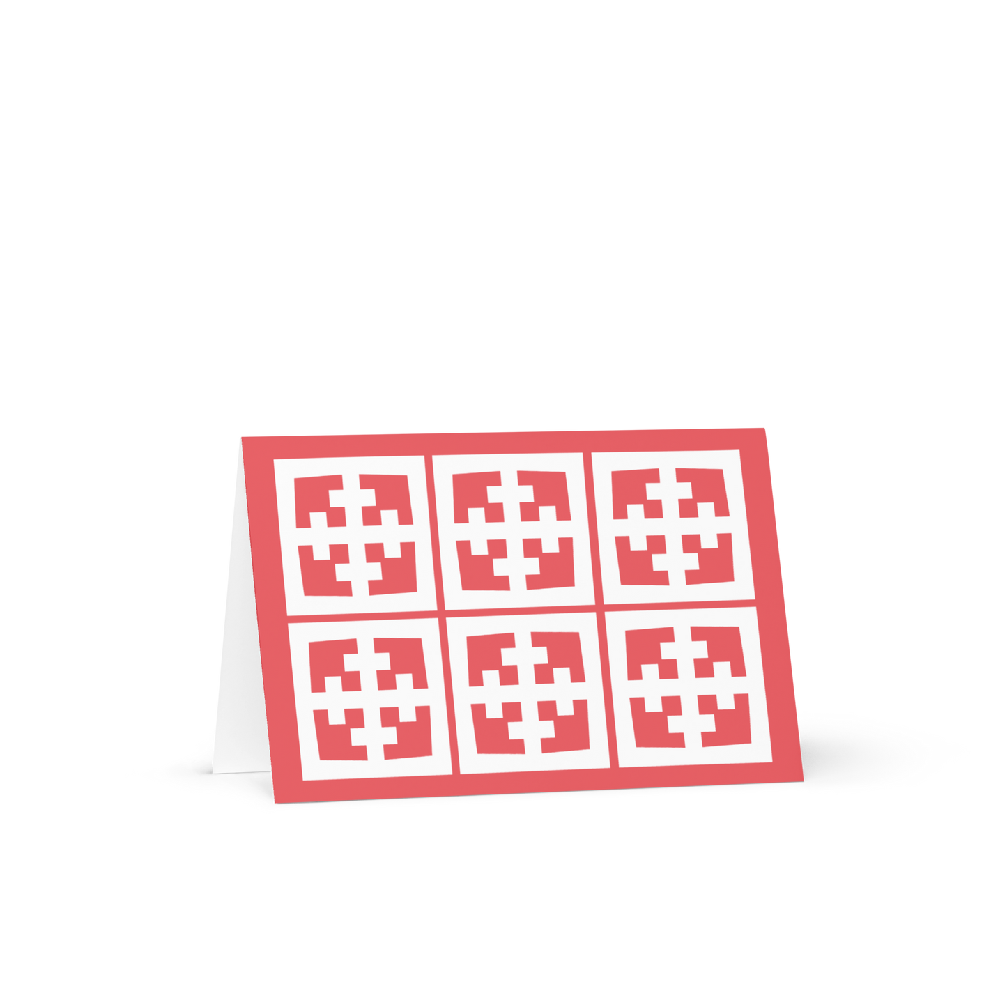 Maltese breeze block note card (custom color)