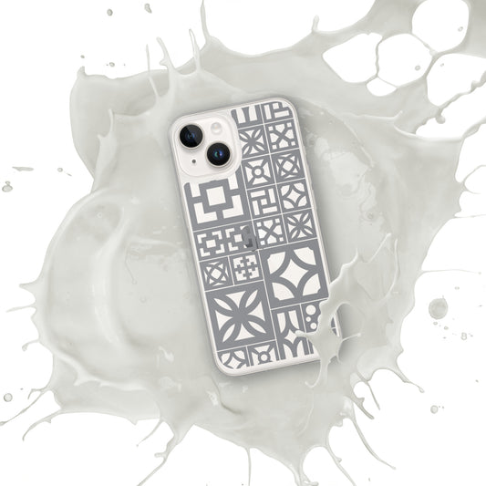 iPhone Breeze Blocks "Motif" Case - Grey - Minty's Design