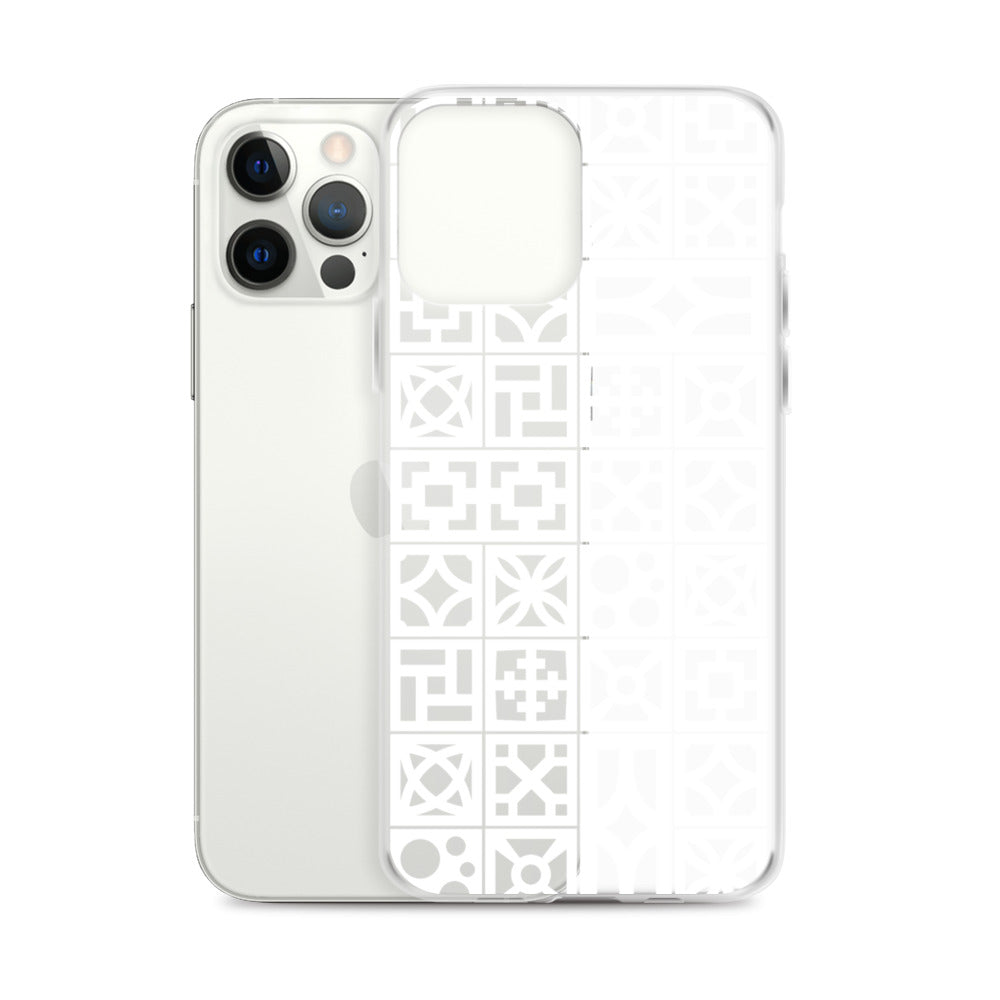 iPhone White Breeze Blocks "Pattern" Case