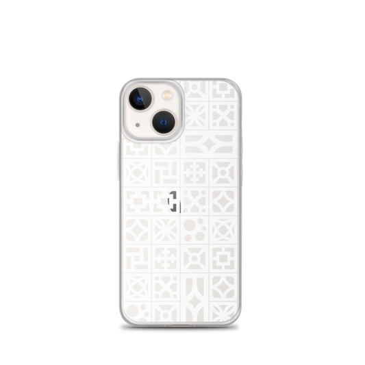iPhone White Breeze Blocks "Pattern" Case - Minty's Design